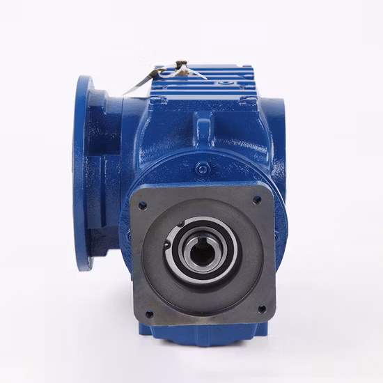 Caixa de engrenagens sem-fim helicoidal acoplada ao torque de saída do flange do servo motor 1970 nm